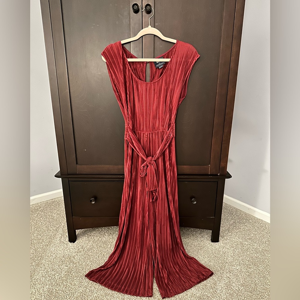Anthropologie Maeve pleated jumpsuit